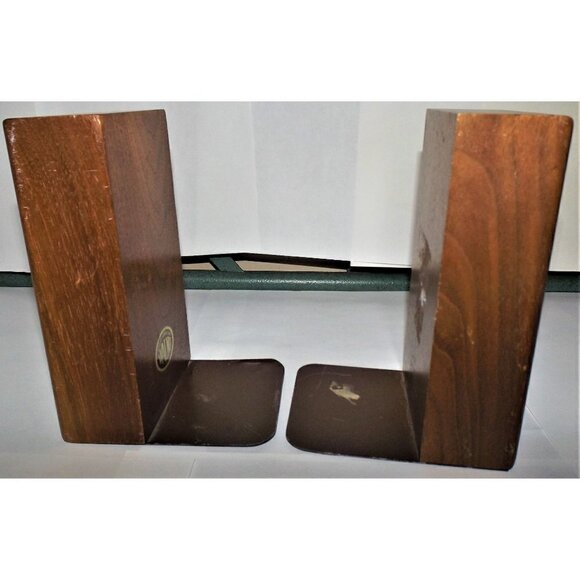 Laser Works Bookends Walnut Sailing Ship Laser Etched Made in USA - Picture 2 of 7